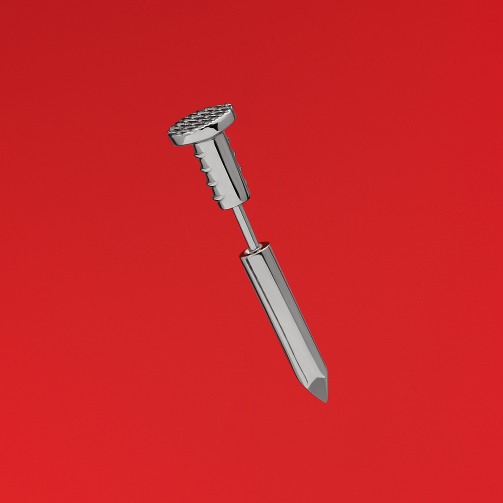 Моносерьга "Гвоздь"