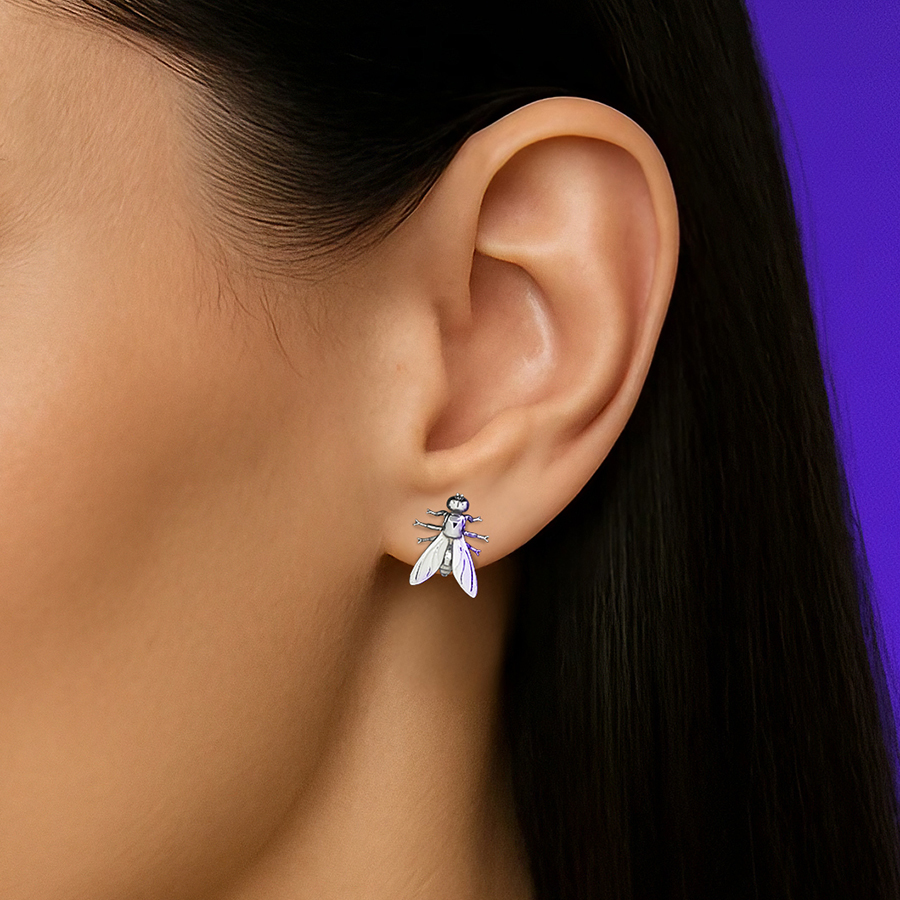 Моносерьга "Муха"