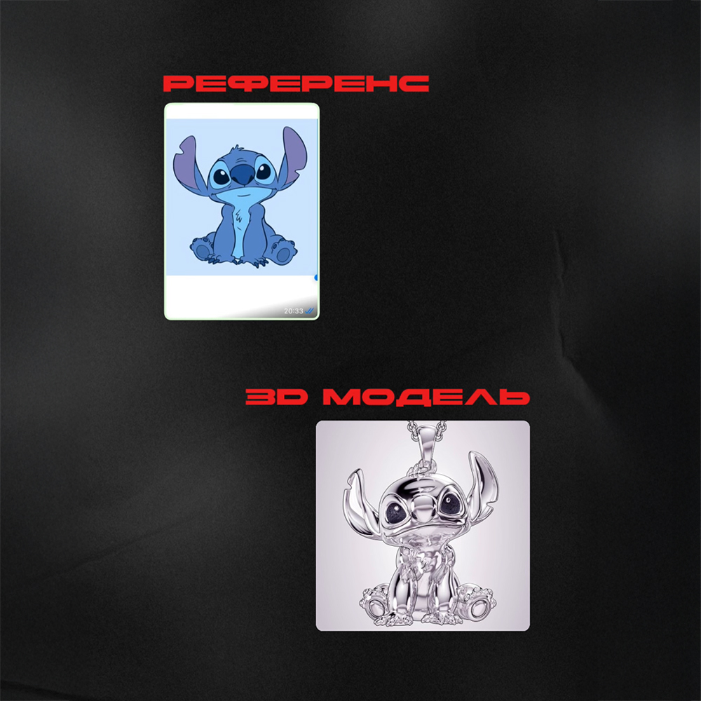 Кулон "Стич"