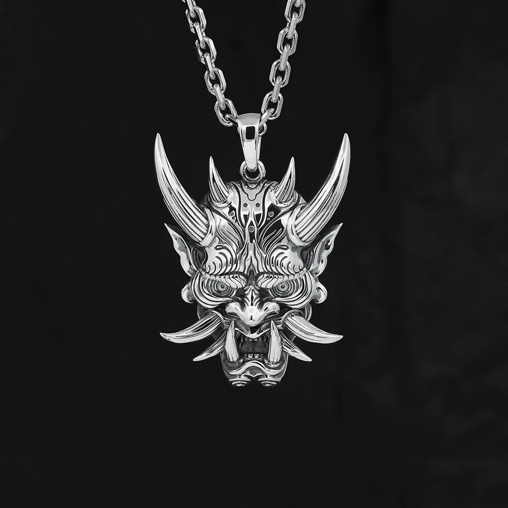 Кулон "Японская маска Они"