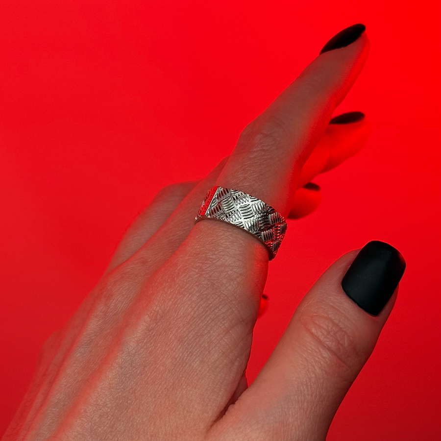 Кольцо "Алюминий" с вашей гравировкой