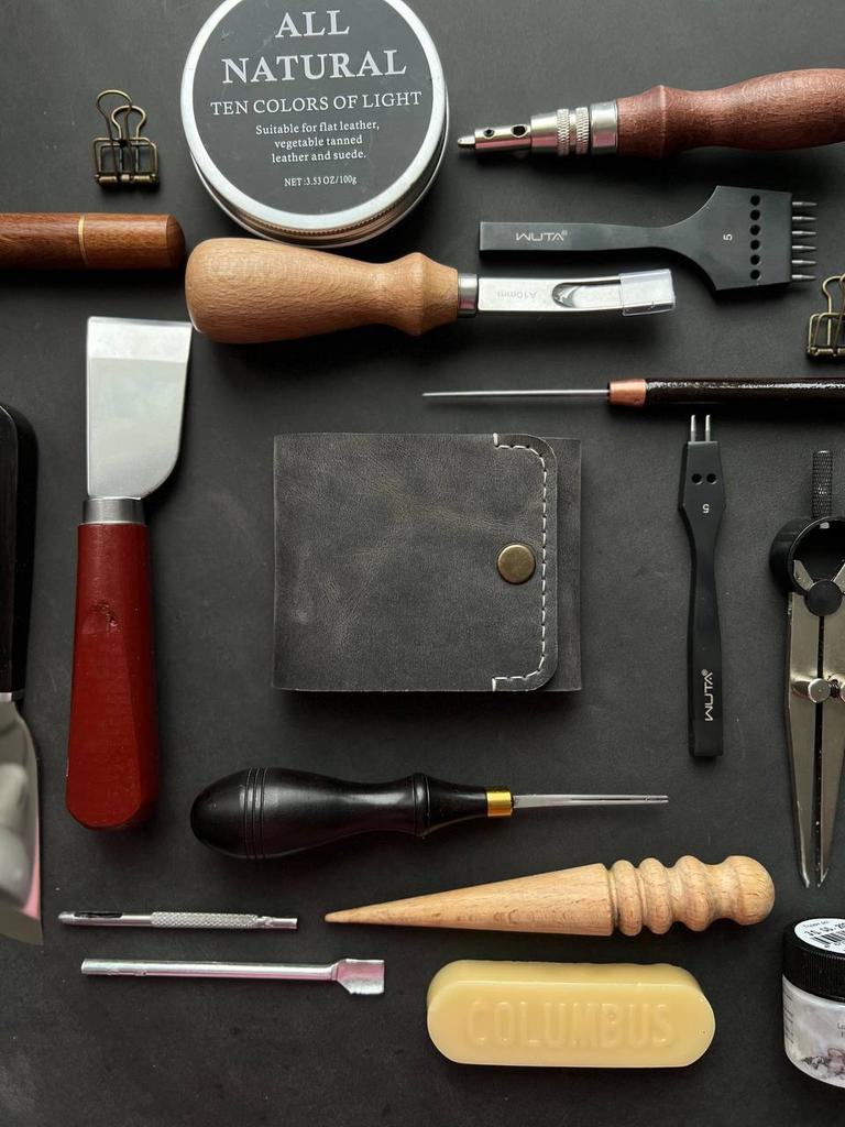 Кошелек в мини формате, серый