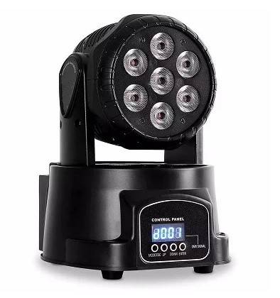 ESTRADA PRO LED MH 78W RGBWAUV v.2 Светодиодная вращающаяся голова заливного света 7шт. х 12W RGBW+ Amber+UV Wash
