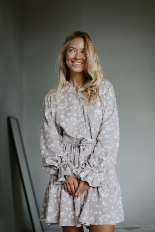  Платье «Bonita» в бежевом цвете