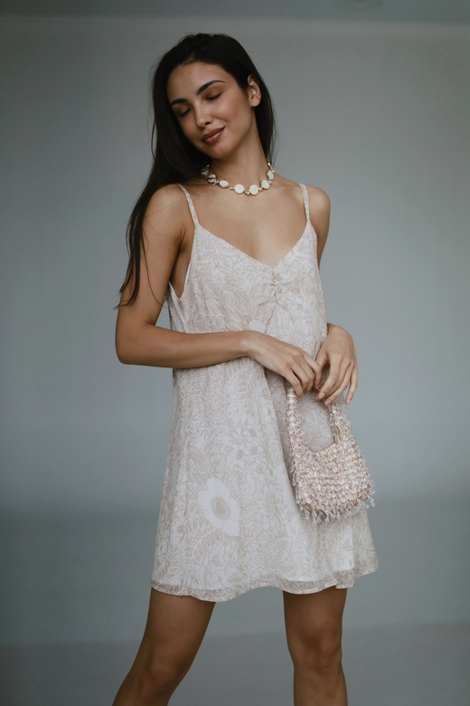 Платье «Bali» в бежевом цвете