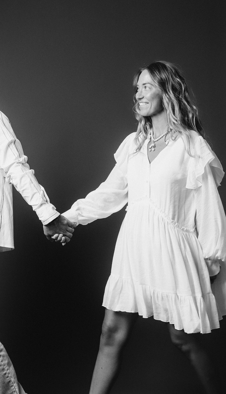 Торжественное платье "Sunny Queen" мини белого цвета