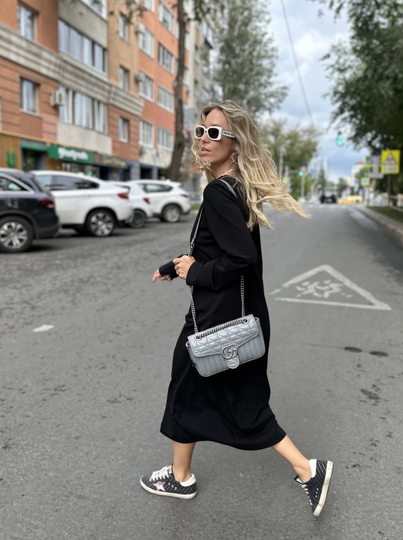 Платье «Simple» black midi