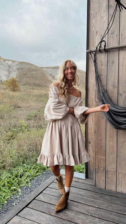 Платье «Princess" из льна