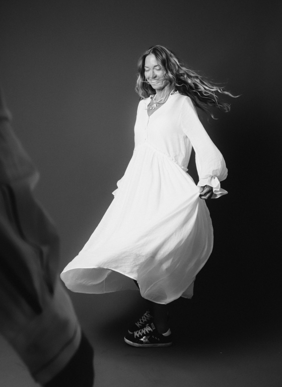 Платье «Sunny Queen» midi белого цвета