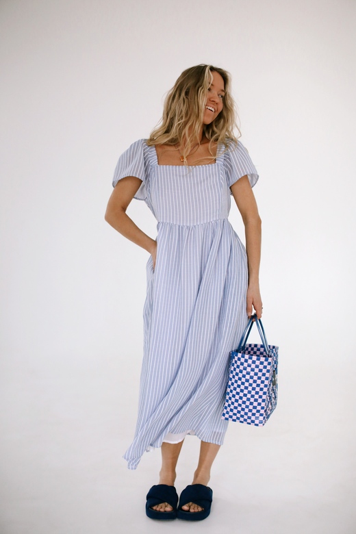 Платье "Aisha" blue ( midi)