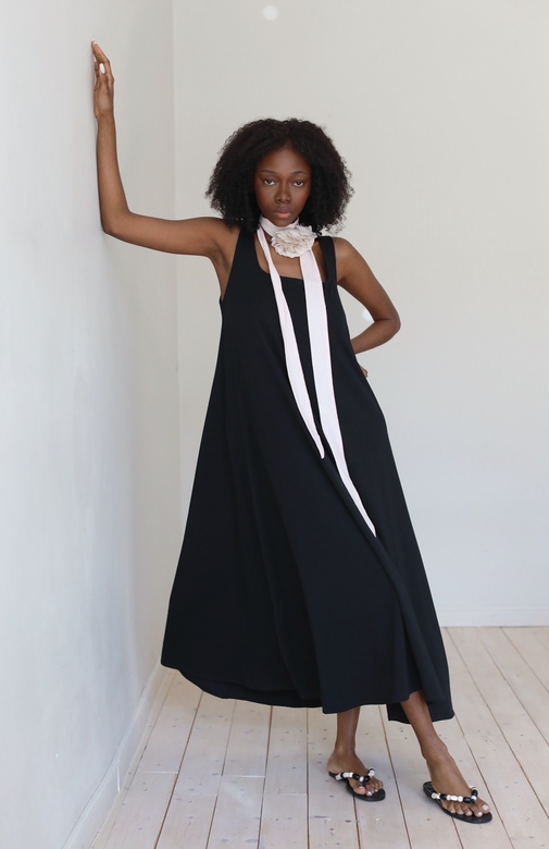 Платье «Black diamond»  midi