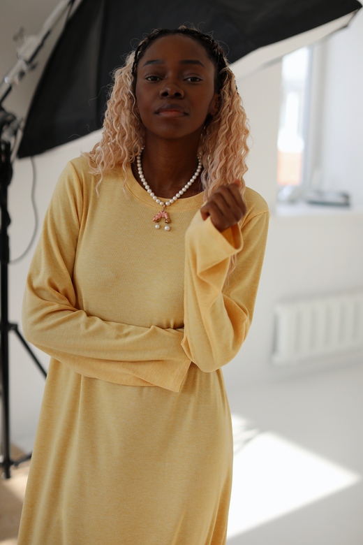 Платье «Simple” lemon