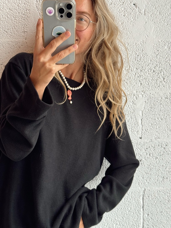 Лонгслив «Simple» чёрного цвета