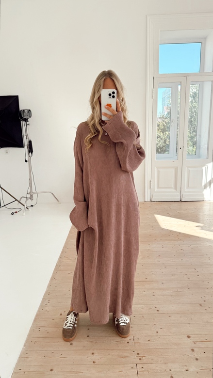 Платье «Simple” цвета какао