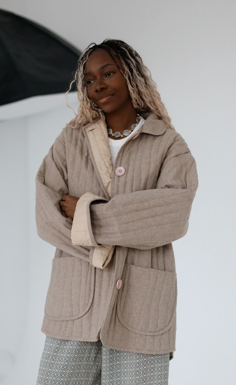 Жакет «Фьорд» бежевого цвета