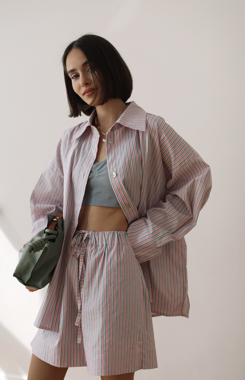 Шорты на мягкой резинке «Rose & green»