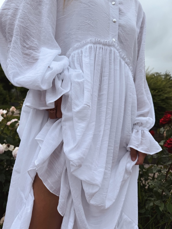 Белое платье «Sunny Queen» для особенного дня (в длине maxi)