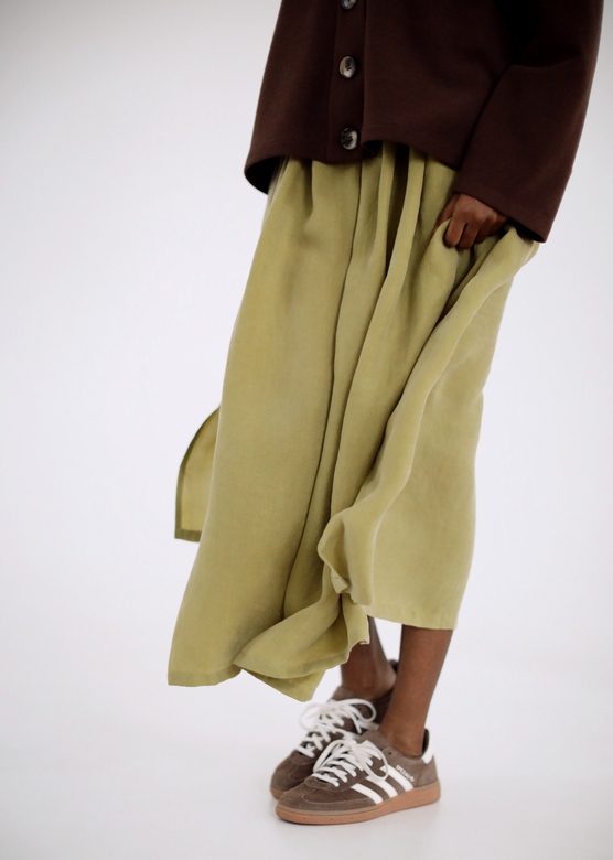 Юбка из купры Savannah Green color