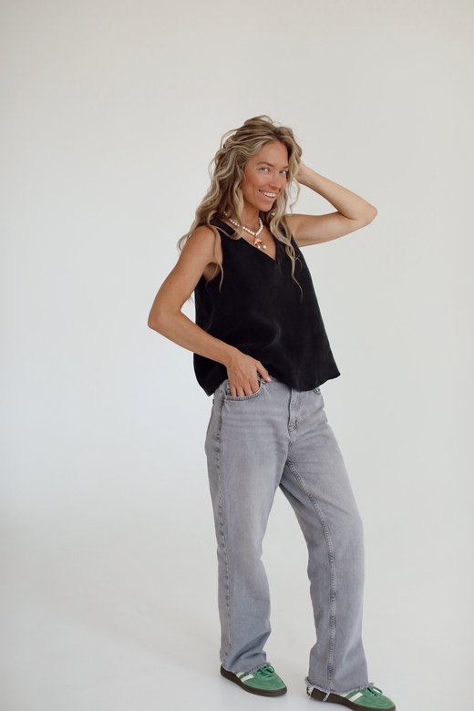 Топ из купры «Simple» графитового цвета