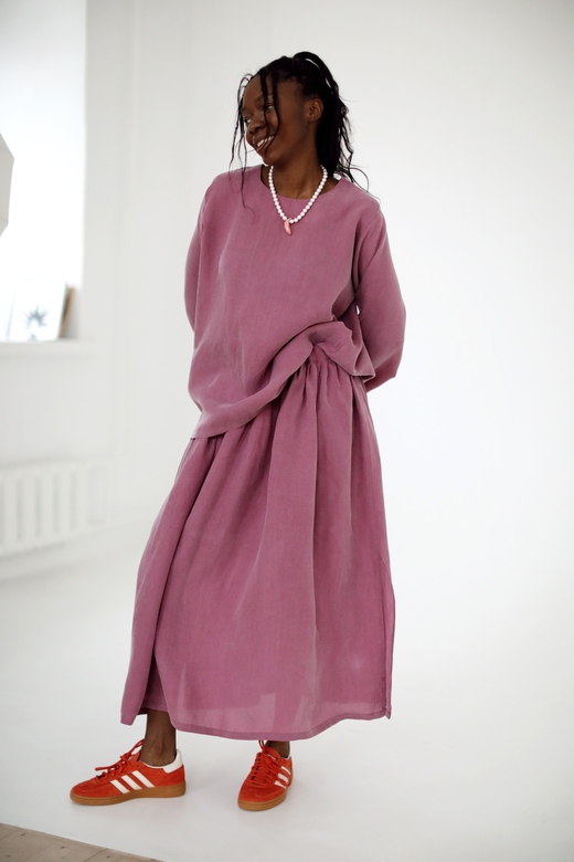 Сет«Simple» из купры розового цвета