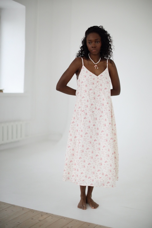 Платье «Bali»  из вискозы в длине миди