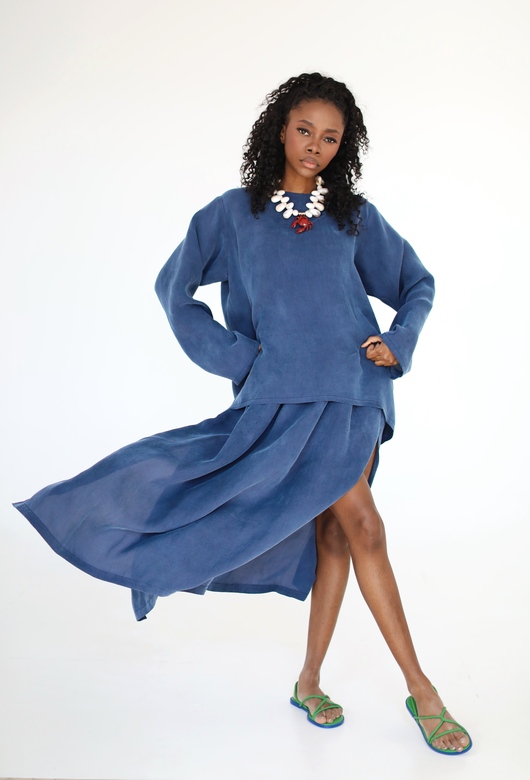 Сет из купры «Симпл»  из купры темно-синего