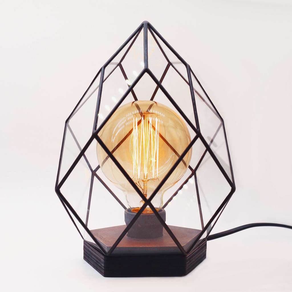 Кристалл с лампочкой