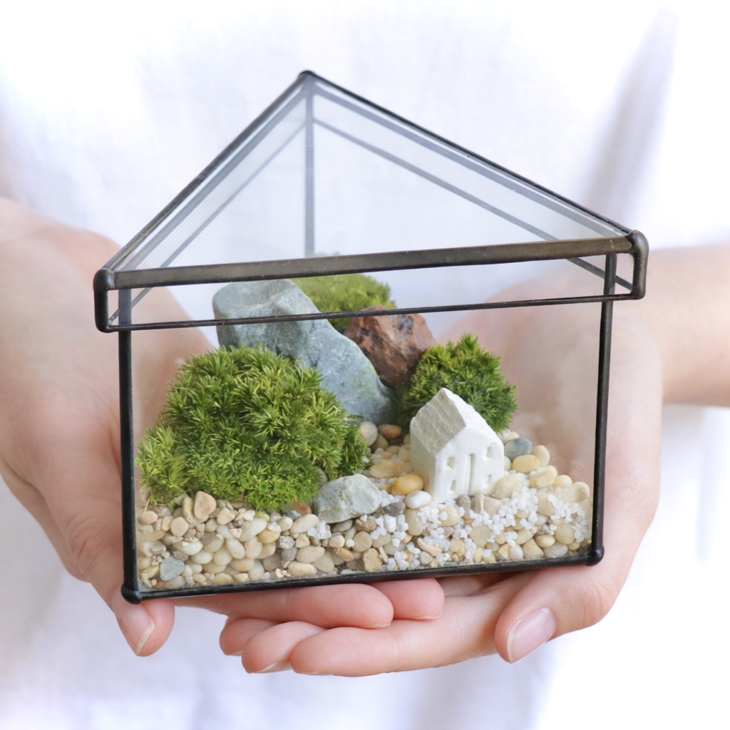 Треугольник M Мох (12х10см)