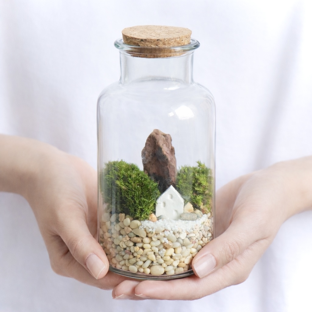 Колба S Мох (17х7см)