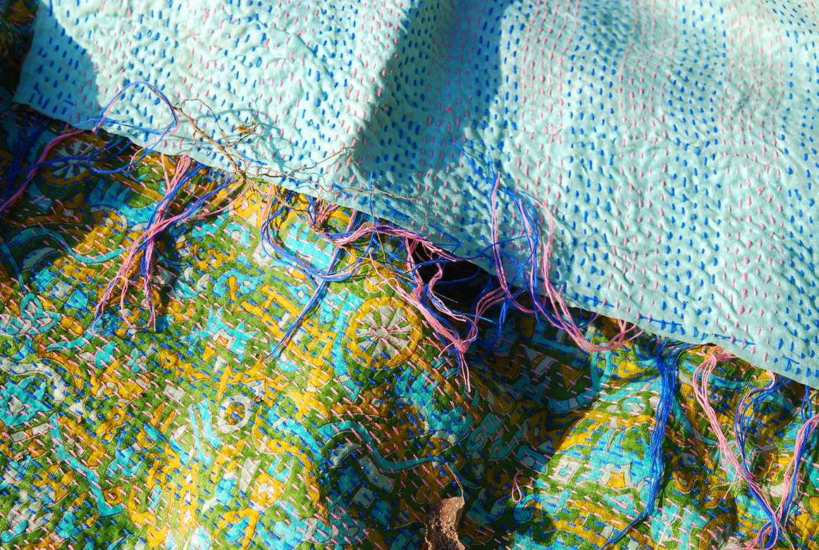 Шаль шёлковая кантха