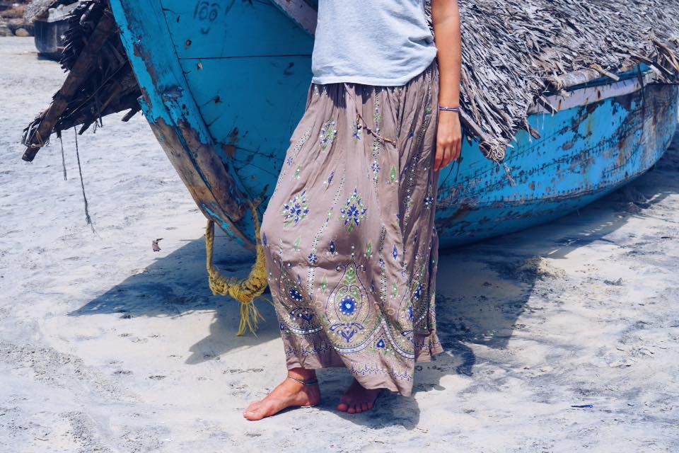 Длинная юбка с пайетками