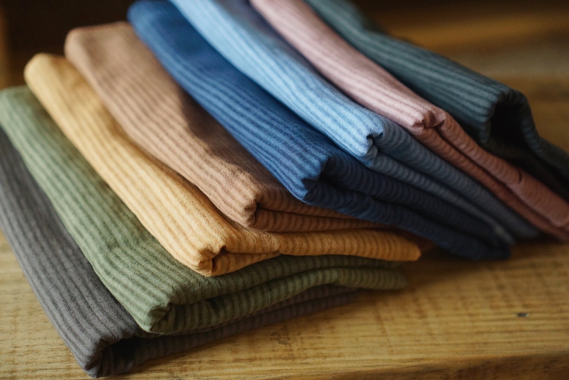 Шарф в мелкую полоску