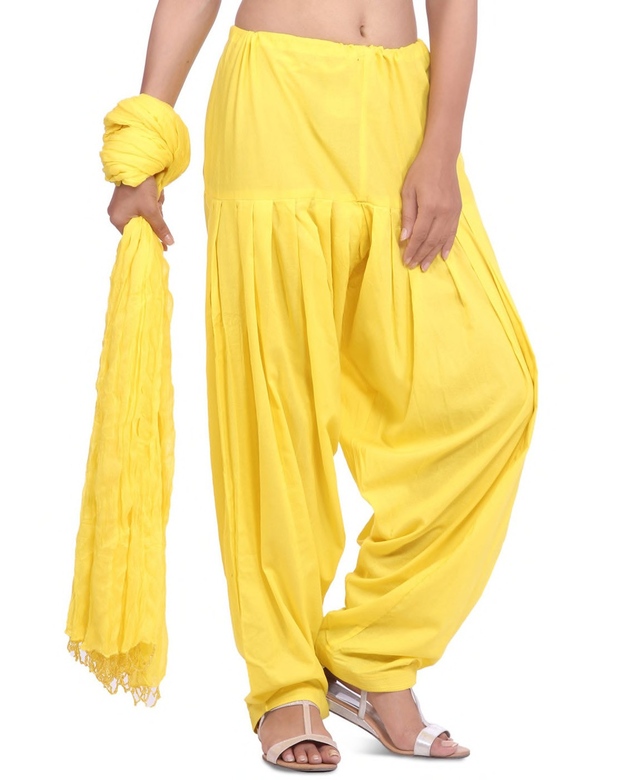 Шаровары желтого цвета