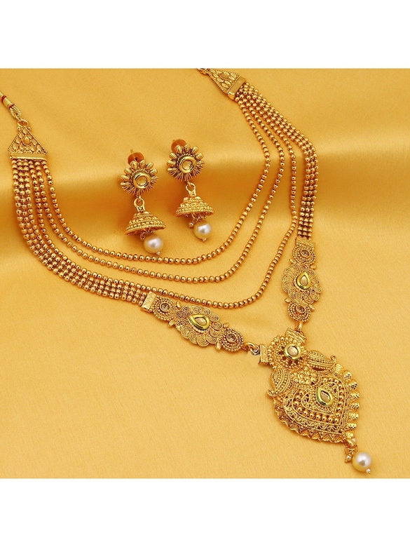 Комплект  украшений с жемчугом