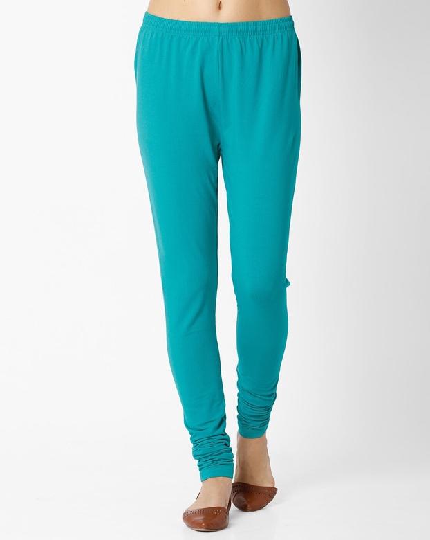 Леггинсы бирюзового цвета