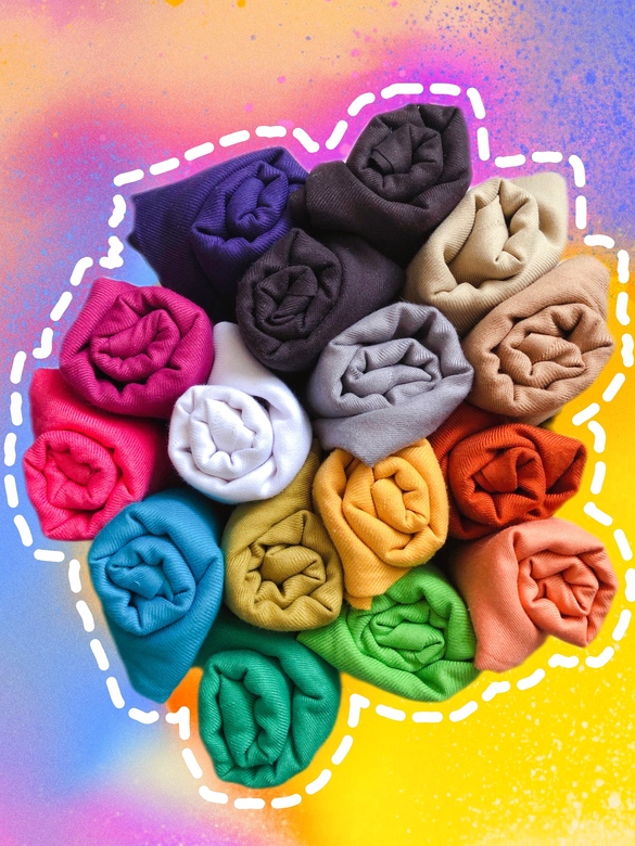 Однотонные палантины