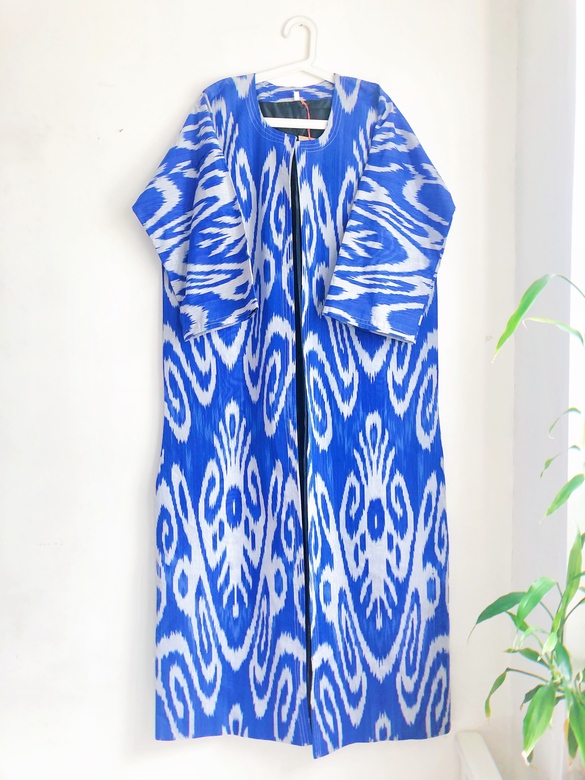 Длинный жакет икат