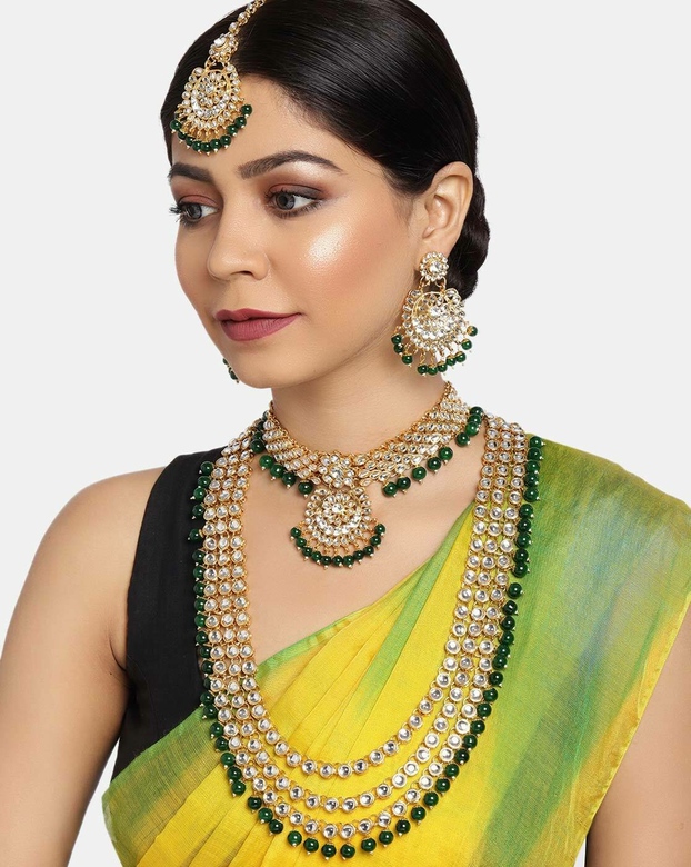 Набор крупных индийских украшений