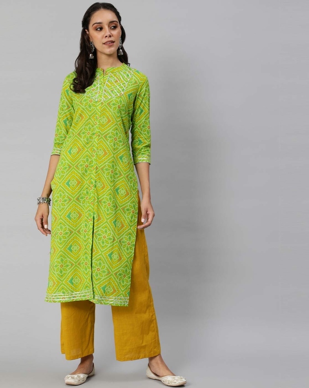 Ярко-салатовая туника, XXL