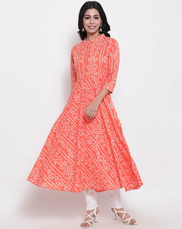 Оранжевое платье, М