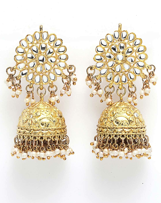 Серьги крупные джумки