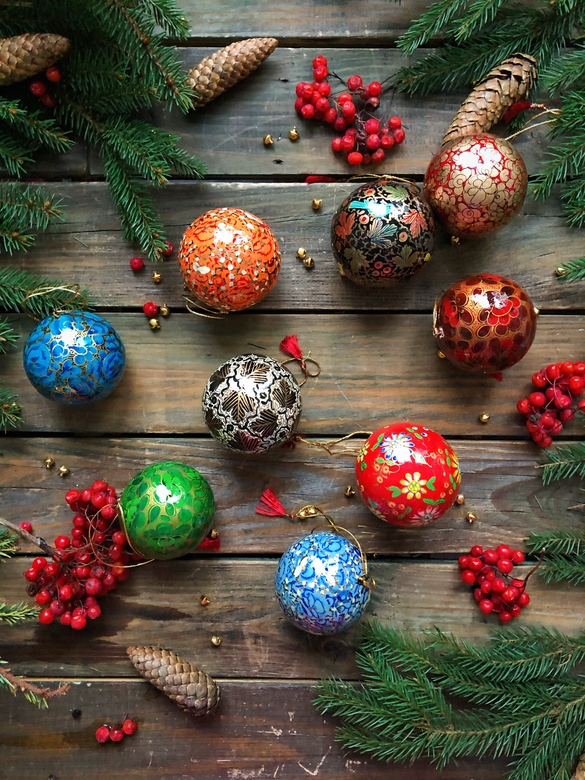 Ёлочные игрушки "Шары"