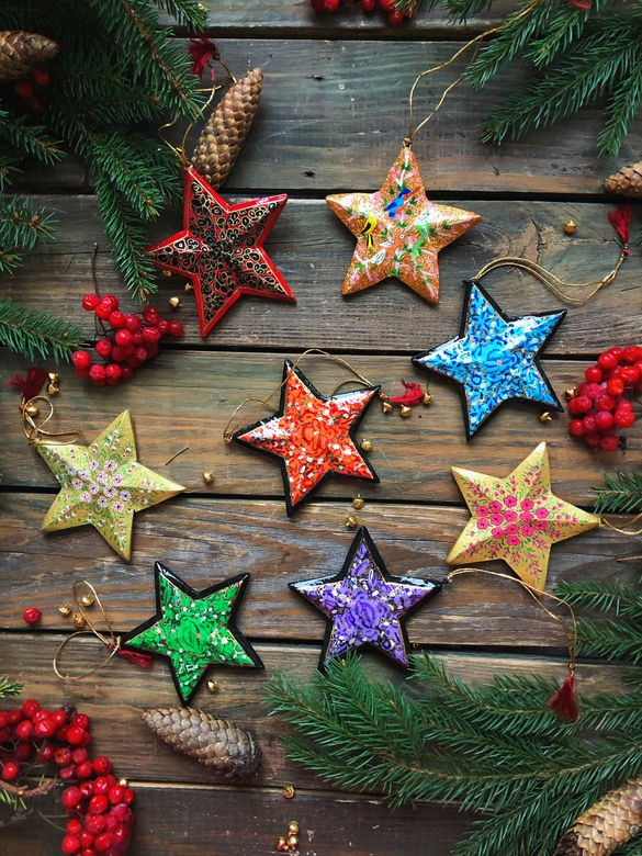 Ёлочные игрушки "Звёзды"