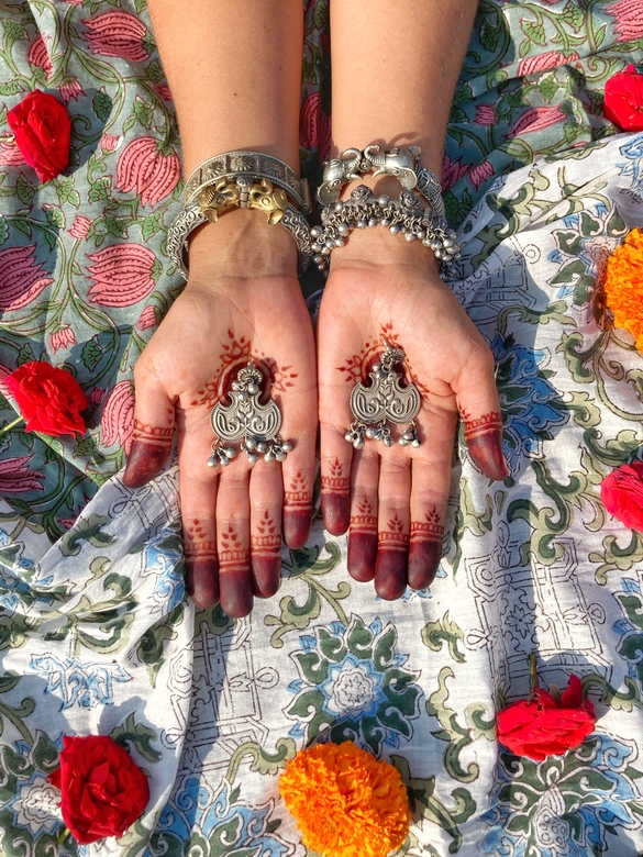 Серьги с птицами и бубенчиками