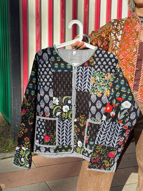 Короткий стеганый жакет, XL