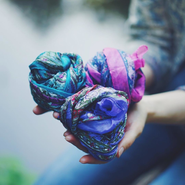 Шёлковый шарфик