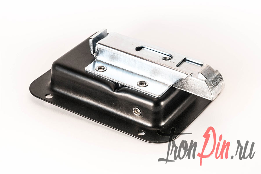 Улучшенная ручка-защелка клавишная врезная усиленная для трейлера. Замок клавишный для автофургона эргономичный