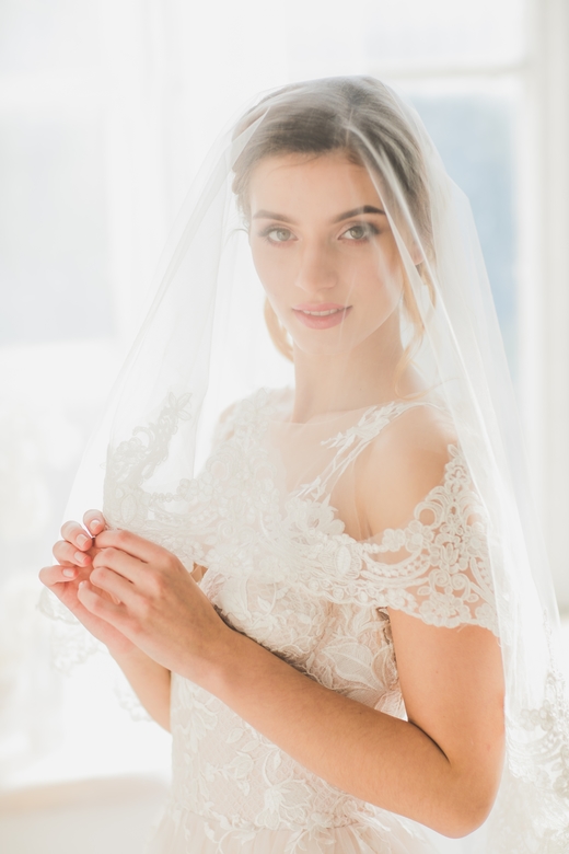 Фата кружево широкое 3 метра