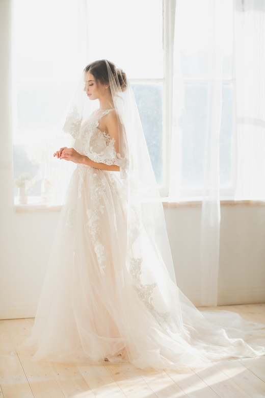 Фата кружево широкое 3 метра