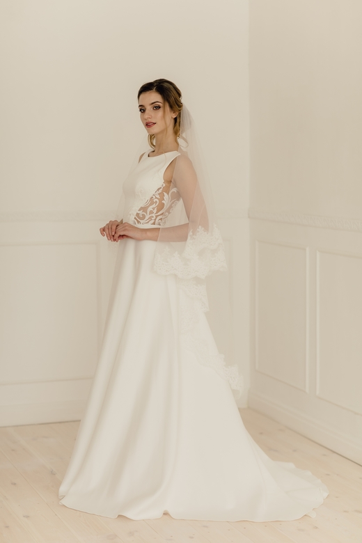 Фата кружево стандарт 2 метра